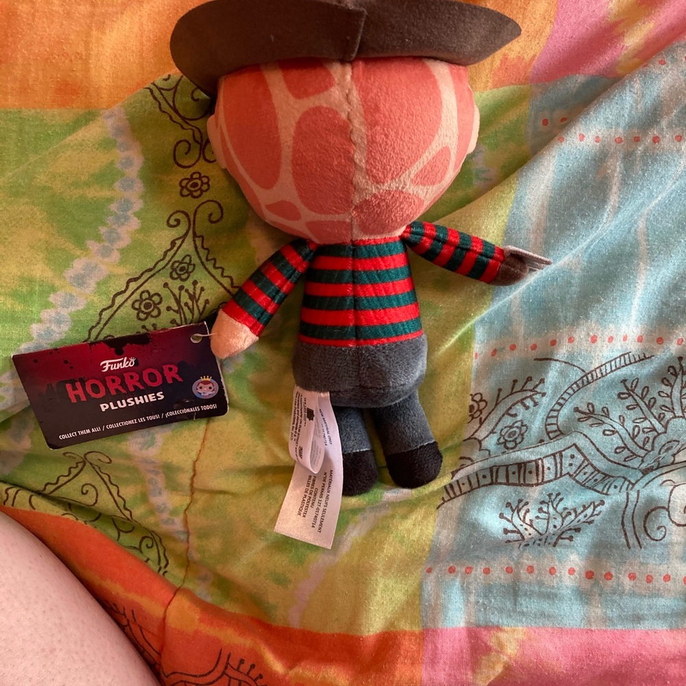 Funko Plush Freddy Krueger with Red and Green Stripes - Picture 2 of 2